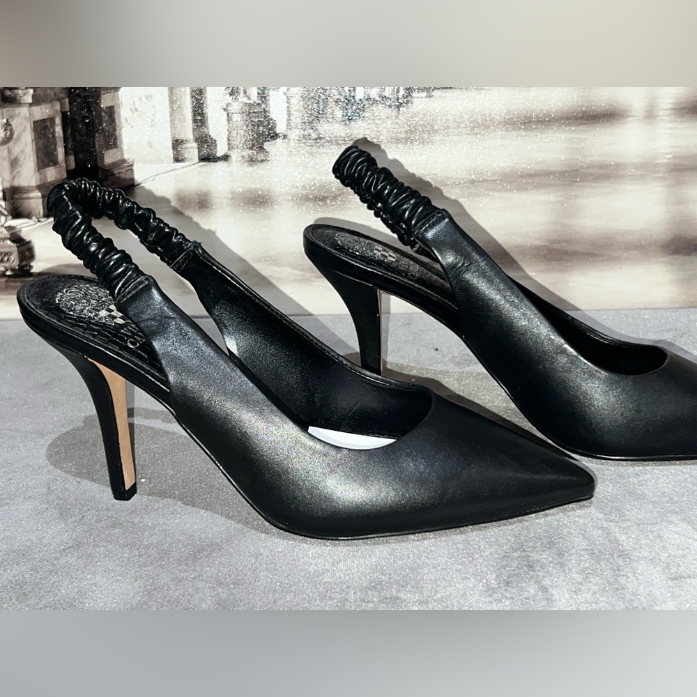 Vince Camuto Black Slingback Heels